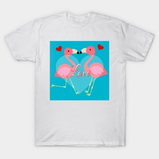 Flamingo inlove T-Shirt